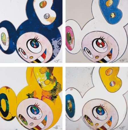 And Then x 6 (Marine Blue, White -Pink and Blue Ears, White - Blue and Yellow Ears - The Superflat Method, Yellow Universe)-2013 And Then x 6 (Marine Blue, White -Pink and Blue Ears, White - Blue and Yellow Ears - The Superflat Method, Yellow Universe)-2013