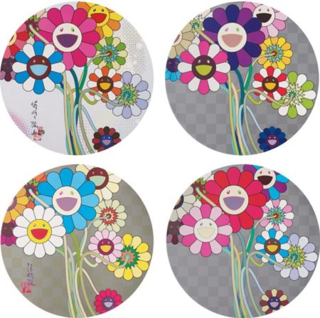 Even The Digital Realm Has Flowers To Offer, Warhol - Silver, Purple Flowers In A Bouquet, Flowers for Algernon-2010 Even The Digital Realm Has Flowers To Offer, Warhol - Silver, Purple Flowers In A Bouquet, Flowers for Algernon-2010
