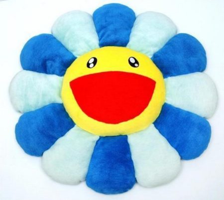 Flower Cushion Blue (large)-2005 Flower Cushion Blue (large)-2005
