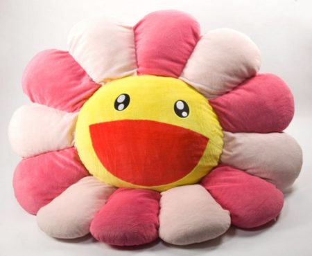 Flower Cushion Pink (large)- Flower Cushion Pink (large)-