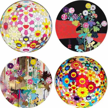 Flowerball Margaret (3D), Kansei Korin Red Stream, Kansei Abstraction, Flowerball-2011 Flowerball Margaret (3D), Kansei Korin Red Stream, Kansei Abstraction, Flowerball-2011