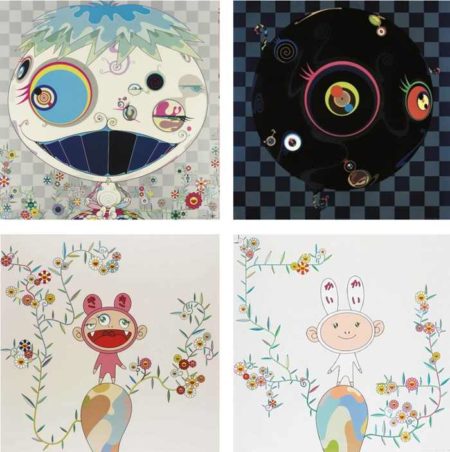 Jelly Fish, Blackbeard, Kiki with Moss, Kaikai with Moss-2004 Jelly Fish, Blackbeard, Kiki with Moss, Kaikai with Moss-2004
