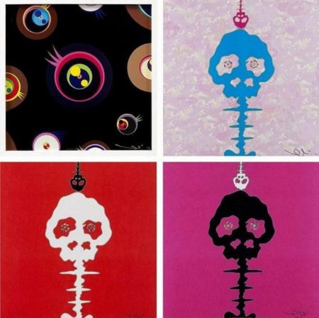 Jellyfish Eyes-Black 1, Camouflage Pink, Red Time, Pink Time-2011 Jellyfish Eyes-Black 1, Camouflage Pink, Red Time, Pink Time-2011