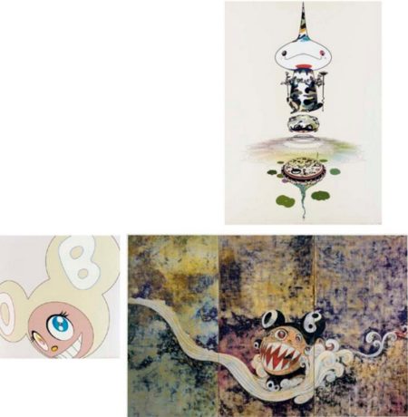 Making a U-Turn, The Lost Child Finds His Way Home; Jellyfish Eyes - Max and Shimon in the Strange Forest; 727; Flower; White Dob; Reversed Double Helix; Jelly fish; Blackbeard; Tan Tan Bo; Kiki with Moss; Kaikai with Moss; Homage to Francis Bacon (study for George Dyer); Reversed Double Helix Mega Power; Skulls Rock; Killer Pink-2005 Making a U-Turn, The Lost Child Finds His Way Home; Jellyfish Eyes - Max and Shimon in the Strange Forest; 727; Flower; White Dob; Reversed Double Helix; Jelly fish; Blackbeard; Tan Tan Bo; Kiki with Moss; Kaikai with Moss; Homage to Francis Bacon (study for George Dyer); Reversed Double Helix Mega Power; Skulls Rock; Killer Pink-2005