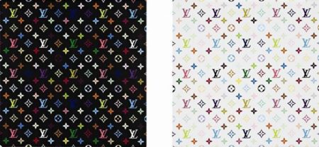 Monogram Multicolor-Black, Monogram Multicolor-White-2007 Monogram Multicolor-Black, Monogram Multicolor-White-2007