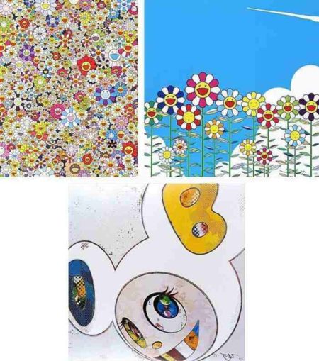 Poporoke Forest, Flower, And Then x 6 (White-The Superflat Method)-2013 Poporoke Forest, Flower, And Then x 6 (White-The Superflat Method)-2013