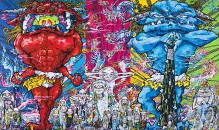 Red Demon and Blue Demon with 48 Arhats-2013 Red Demon and Blue Demon with 48 Arhats-2013