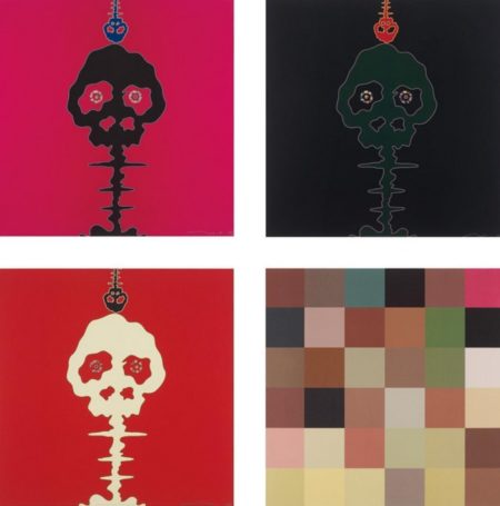 Time Bokan-Pink, Time Bokan-Black & Moss Green, Time Bokan-Missing in the Eyes-Red, Acupuncture Painting-2006 Time Bokan-Pink, Time Bokan-Black & Moss Green, Time Bokan-Missing in the Eyes-Red, Acupuncture Painting-2006