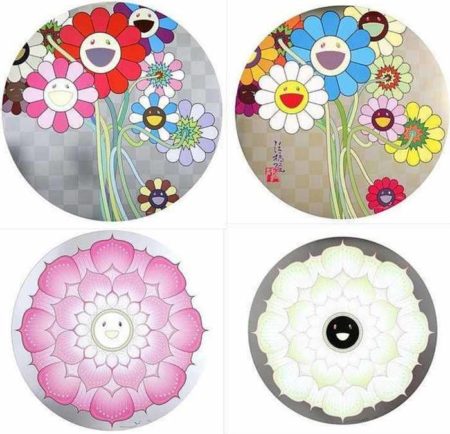 Warhol-Silver, Flowers for Algernon, Lotus Flower (Pink), Lotus Flower (White)-2010 Warhol-Silver, Flowers for Algernon, Lotus Flower (Pink), Lotus Flower (White)-2010