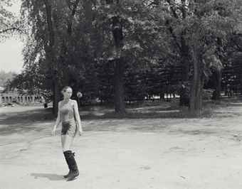 Girl Kicking Ball, Central Park-1991 Girl Kicking Ball, Central Park-1991