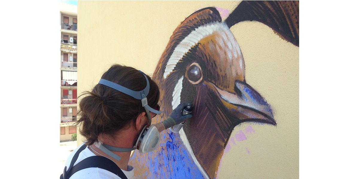 Truly Design, Mauro149 and Rems182 at Street Art Mazzarona Festival in Syracuse Italy