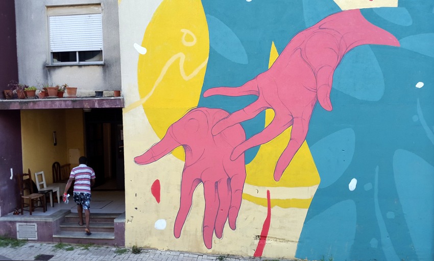 Untay - Saudade (detail), Loures, Portugal, 2016