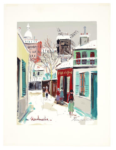 Raoul Dufy-Maurice Utrillo-After Raoul Dufy, Maurice Utrillo - Five French Lithographic Posters (Musee des Arts decoratifs - cinquante ans de peintures francaises, Ville de Nice - Reliures et estampes francaises, Musee National d'art moderne, Montmartre)-1947 Raoul Dufy-Maurice Utrillo-After Raoul Dufy, Maurice Utrillo - Five French Lithographic Posters (Musee des Arts decoratifs - cinquante ans de peintures francaises, Ville de Nice - Reliures et estampes francaises, Musee National d'art moderne, Montmartre)-1947