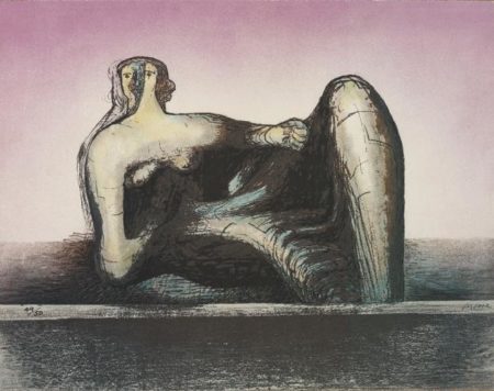 Lynn Chadwick-Henry Moore-Various Artists - One work by Henry Moore; and Two works by Lynn Chadwick-1977 Lynn Chadwick-Henry Moore-Various Artists - One work by Henry Moore; and Two works by Lynn Chadwick-1977