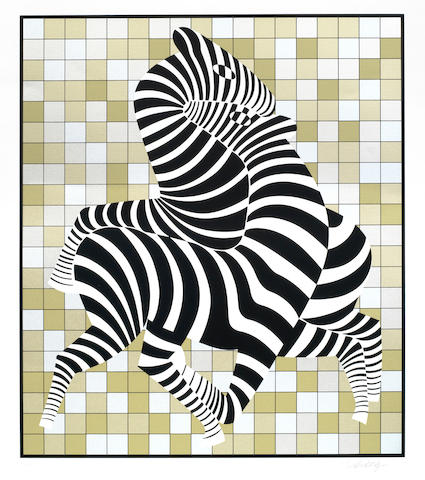 Zebras (Gold and Silver)- Zebras (Gold and Silver)-