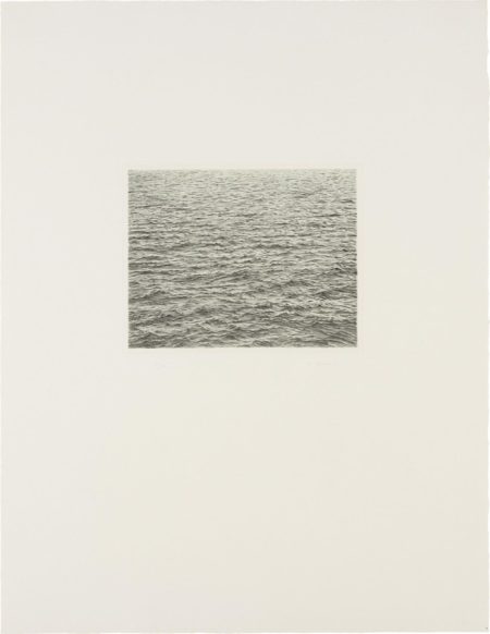 Drypoint - Ocean Surface-1983 Drypoint - Ocean Surface-1983