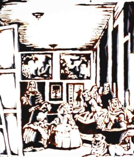 Las Meninas, After Velazquez (From Pictures Of Chocolate)-2002 Las Meninas, After Velazquez (From Pictures Of Chocolate)-2002
