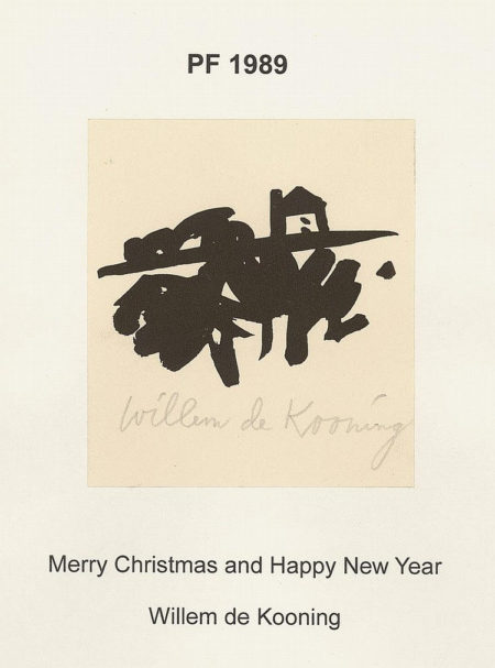 PF 1989, Weihnachts und Neujahrskarte für das Jahr-1989 PF 1989, Weihnachts und Neujahrskarte für das Jahr-1989