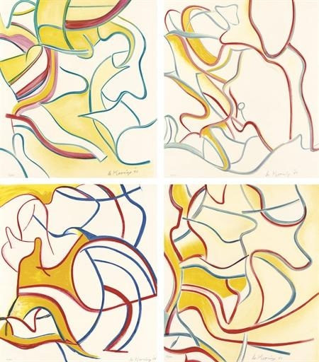 Quatre Lithographies-1986 Quatre Lithographies-1986