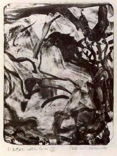 Untitled (Abstract Lithograph)-1971 Untitled (Abstract Lithograph)-1971