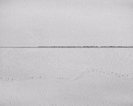 Train Crossing Desert near Kelso, California-1974 Train Crossing Desert near Kelso, California-1974