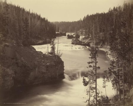 Rapids Of The Yellowstone Above The Falls-1870 Rapids Of The Yellowstone Above The Falls-1870