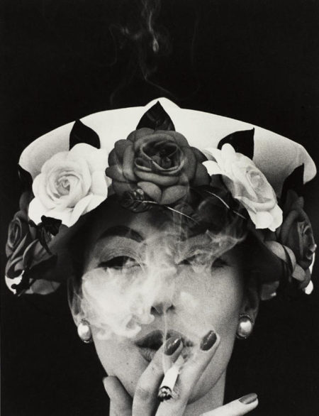Hat + 5 Roses, Paris (Vogue)-1956 Hat + 5 Roses, Paris (Vogue)-1956