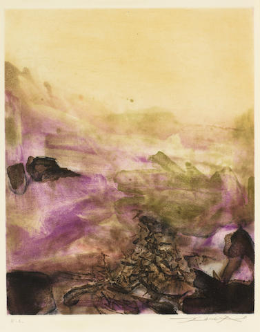 An etching from Canto Pisan-1972 An etching from Canto Pisan-1972