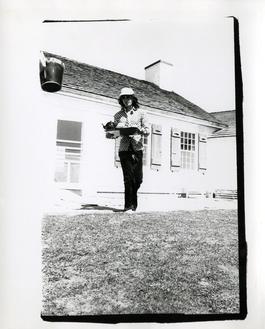Mick Jagger (serving tea in Montauk)