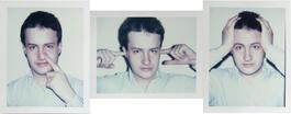 Andy Warhol, Donald Baechler Triptych, Three Polaroid Photographs, 1986