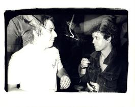 Andy Warhol, Photograph of John Cale and Lou Reed at the Ocean Club, 1976