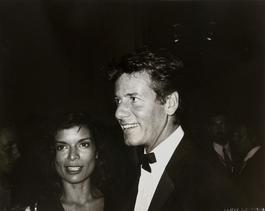 Andy Warhol, Photograph of Bianca Jagger and Calvin Klein, 1982