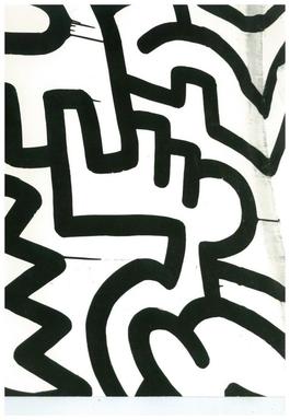 Keith Haring Painting Detail