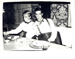 Andy Warhol, Photograph of James Curley and an Unidentified Man circa 1980