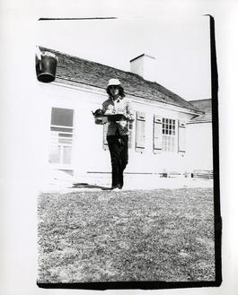 Mick Jagger (serving tea in Montauk)
