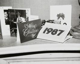 Andy Warhol, Photograph of Holiday Cards, 1986