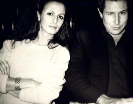 Andy Warhol, Photograph of Alba Clemente and Julian Schnabel circa 1985