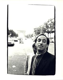Andy Warhol, Photograph of Bob Colacello and Jon Gould, Arc du Triomphe, Paris