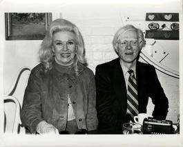 Andy Warhol, Photograph with Ginger Rogers circa 1980