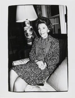 Andy Warhol, Photograph of Nancy Reagan, 1981
