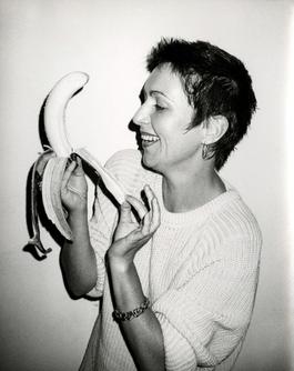 Pat Hackett Peeling a Banana