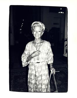 Andy Warhol, Photograph of Lana Turner circa 1981