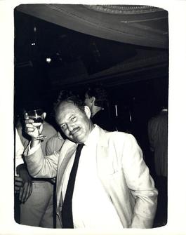 Andy Warhol, Photograph of Lester Persky circa 1983