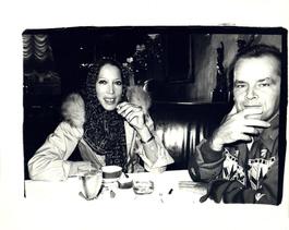 Andy Warhol, Photograph of Maria Schiano and Jack Nicholson circa 1978