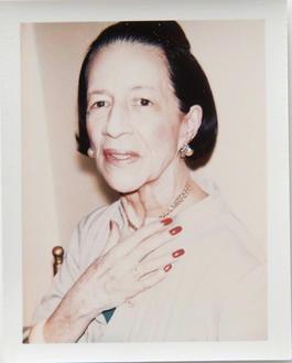Andy Warhol, Polaroid Photograph of Diana Vreeland, 1973