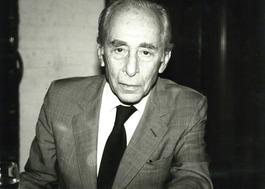 Andy Warhol, Photograph of Leo Castelli circa 1985