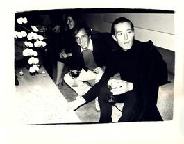 Andy Warhol, Photograph of Steve Rubell and Halston circa 1979