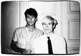 Andy Warhol, Photograph with a Male Model circa 1985
