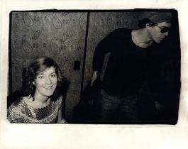 Andy Warhol, Photograph of Catherine Guinness and Lou Reed circa 1977