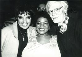 Andy Warhol, Photograph with Liza Minnelli and Nell Carter circa 1979